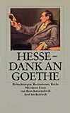 Dank an Goethe: Betrachtungen, Rezensionen, Briefe (insel taschenbuch)